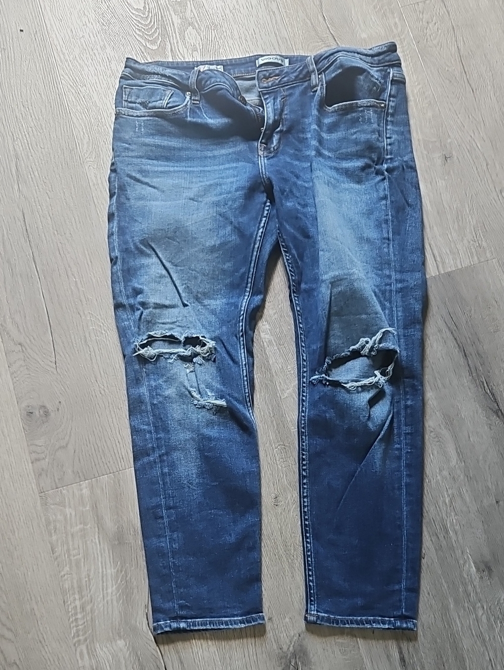 Vigoss Distressed Slim Fit Jeans